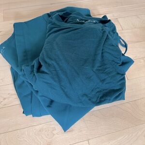 Mandala Scrub Set - Carribean Blue - Size Small